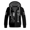 UniJames Mechanic 3D Zipper Hoodie Piston Custom Zipper Hoodie Gift For Mechanic