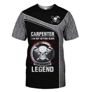 UniJames Personalized Name Premium Carpenter Unisex Shirts Becoming Legend