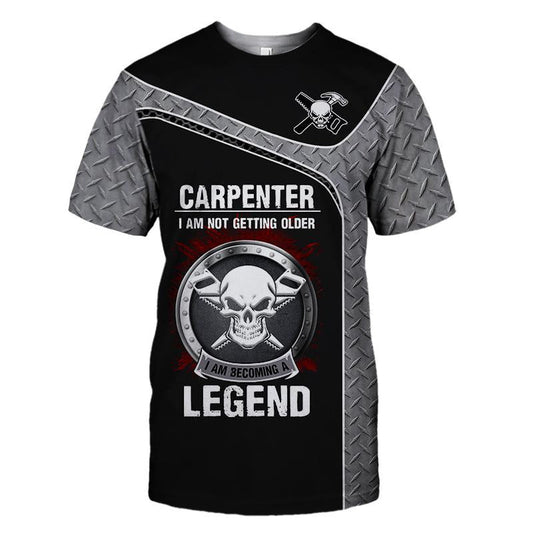 UniJames Personalized Name Premium Carpenter Unisex Shirts Becoming Legend