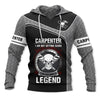 UniJames Personalized Name Premium Carpenter Unisex Shirts Becoming Legend