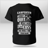 UniJames Customized Name Carpenter Printed Shirts PD
