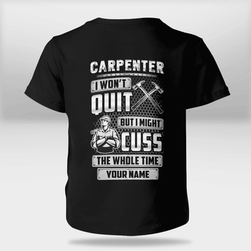 UniJames Customized Name Carpenter Printed Shirts PD