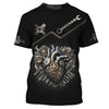 UniJames Mechanic Heart Gear 3D Full Print Shirt Custom Gift For Mechanics