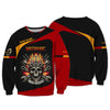UniJames Skull Mechanic Custom Name 3D Full Print Shirt Gift For Mechanic