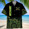 UniJames Mechanic Neon Hawaiian Shirt