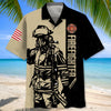 UniJames Retired Firefighter Dad Grandpa Hawaiian Shirt