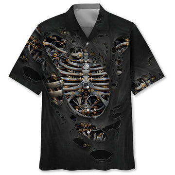 UniJames Mechanic From Bones Hawaiian Shirt