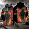 UniJames Firefighter Man Hoodie All Over Print
