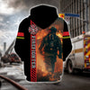 UniJames Firefighter Man Hoodie All Over Print