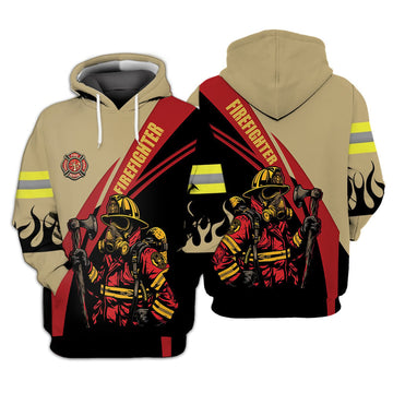 UniJames Firefighter Hoodie All Over Print