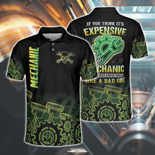 UniJames Mechanic Neon Polo Shirt For Men