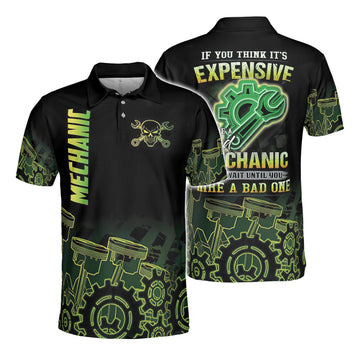 UniJames Mechanic Neon Polo Shirt For Men