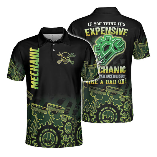 UniJames Mechanic Neon Polo Shirt For Men