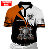 UniJames Mechanic Skull Custom Name Auto Mechanic Unisex Shirts