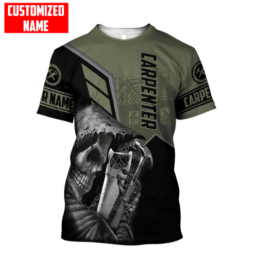 UniJames Customized Name Carpenter Shirts DA