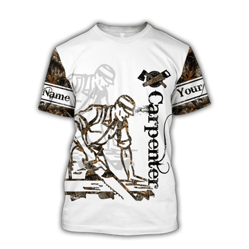 UniJames Personalized Name Carpenter Unisex Shirts Tattoo