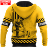 UniJames Personalized Name Carpenter Unisex Shirts Yellow Ver