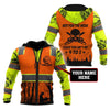 UniJames Personalized Premium Arborist Safety Not For The Weak Carpenter Safety 3D All Over Printed Hoodie