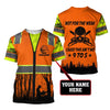 UniJames Personalized Premium Arborist Safety Not For The Weak Carpenter Safety 3D All Over Printed Hoodie