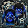 UniJames Mechanic Skull All Over Printed Hoodie For Men and Women TN