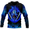 UniJames Mechanic Skull All Over Printed Hoodie For Men and Women TN
