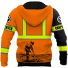 UniJames Personalized Name Carpenter Unisex Shirts Orange
