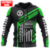 UniJames Personalized All Over Printed Mechanic Hoodie For Men and Women TN VP