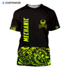 UniJames Green Steampunk Mechanic Personalized Name No