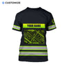 UniJames Mechanic Is My Job Personalized Name N Flag 3D Over Printed Shirts No