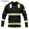 UniJames Mechanic Is Superman Personalized Name Flag 3D Over Printed Shirts No
