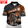 UniJames Personalized Name Carpenter Unisex Shirts Leather Texture Ver
