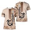 UniJames Personalized Name Carpenter Unisex Shirts Brown Camo