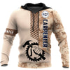 UniJames Personalized Name Carpenter Unisex Shirts Brown Camo