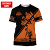 UniJames Personalized Name Carpenter Unisex Shirts Orange Tools