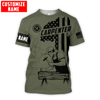 UniJames Personalized Name Carpenter Unisex Shirts American Carpenter Ver
