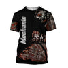 UniJames Mechanic All Over Printed Hoodie For Men and Women TN