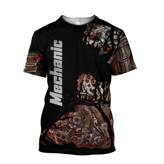 UniJames Mechanic All Over Printed Hoodie For Men and Women TN