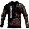 UniJames Mechanic All Over Printed Hoodie For Men and Women TN