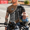 UniJames Personalized Name Mechanic Unisex Shirts Leather