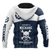 UniJames Personalized Name American Mechanic Unisex Shirts Blue