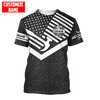 UniJames Personalized Name American Mechanic Shirts Metal