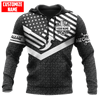 UniJames Personalized Name American Mechanic Shirts Metal
