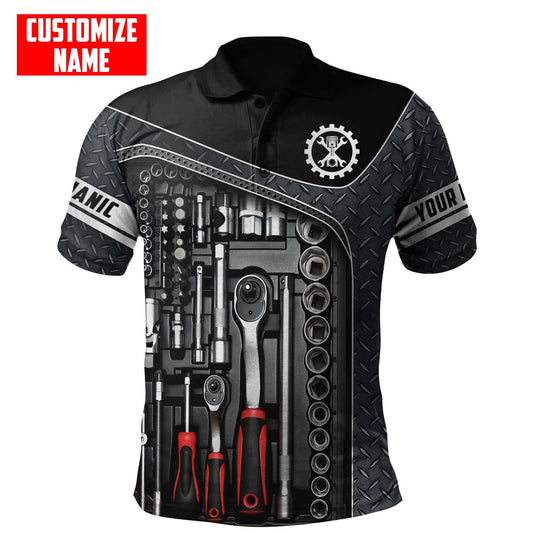 UniJames Personalized All Over Printed Mechanic Hoodie For Men and Women