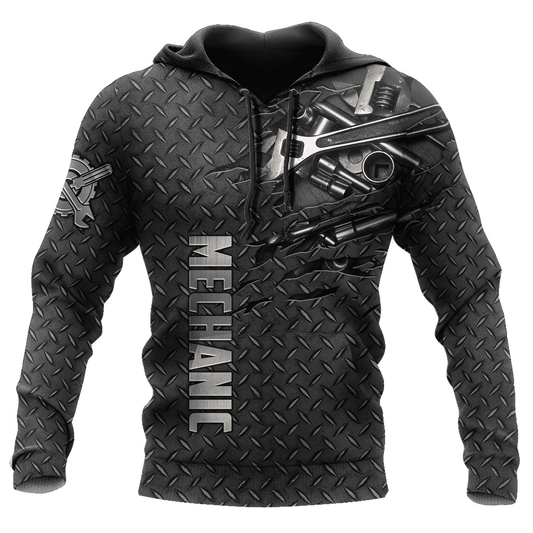 UniJames Mechanic Unisex Shirts Metal Pattern