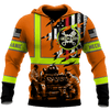 UniJames All Over Printed Mechanic Hoodie For Men and Women TN