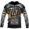 UniJames Personalized Name I Will Never Apologize For Being A Mechanic Shirts Metal