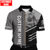 UniJames Personalized Name Mechanic Unisex Shirts Metal Pattern