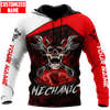 UniJames Personalized Mechanic Skull Unisex Shirts