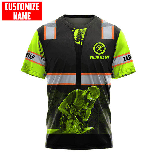 UniJames Customized Name Carpenter Shirts DAND