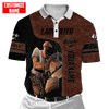 UniJames Personalized Name Carpenter Unisex Shirts Leather Texture